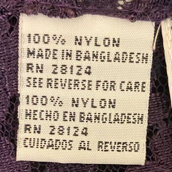 Joni Blair Vintage 90s Goth Purple Lace Dress Floor Length Keyhole Neckline - Picture 8 of 9